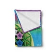 thumbnail image 2 of Abstract Soft Flannel Fleece Throw Blanket, Tree of Life Chart with and Universe Flowers Yoga Pattern, Cozy Plush for Indoor and Outdoor Use, 50" x 70", Multicolor, by Ambesonne, 2 of 5