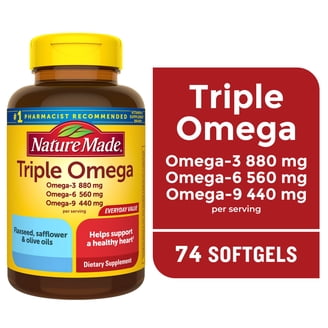 Support Heart Health Omega Omega 3-6-9 Supplements 1000mg Heart Immune Support – Vitasign