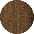 thumbnail image 1 of Ahgly Company Indoor Round Oriental Brown Modern Area Rugs, 7' Round, 1 of 4