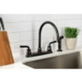 thumbnail image 4 of Kingston Brass KB725RXLSP Restoration 8-Inch Centerset Kitchen Faucet with Side Sprayer, Oil Rubbed Bronze, 4 of 5