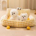thumbnail image 4 of Super Warm Dog Bed Winter Dog Cat Sleeping Sofa Kennel Thickened Dog Cushion For Small Medium Large Dogs Chihuahua Teddy ShopWise Round, 4 of 7