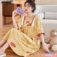 thumbnail image 1 of Camisón de cuello de muñeca estilo princesa para mujer, Tops de algodón, camisas de dormir Kawaii para niña, lencería de manga corta para mujer, 1 of 4