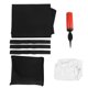 thumbnail image 1 of Manta de fieltro para guardar rompecabezas, 46 x 26 pulgadas, almohadilla enrollable portátil con accesorios, tapete grande para rompecabezas de color negro, 1 of 8