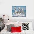 thumbnail image 4 of Naloa Horses Running Through The Water Print Canvas Bathroom Wall Art,Bathroom Wall Art Decoration, Canvas Poster Prints,Decorative Paintings for Living Room, Bathroom, Kids Room, 4 of 6