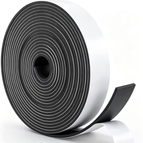HEZIFQ 2 Inch Wide X 1/8 Inch Thick Foam Tape Single Sided,Closed Cell Weather Stripping for Ac Window Seal,Self Adhesive Soundproof Insulation Strip,Windproof Door Draft Stopper