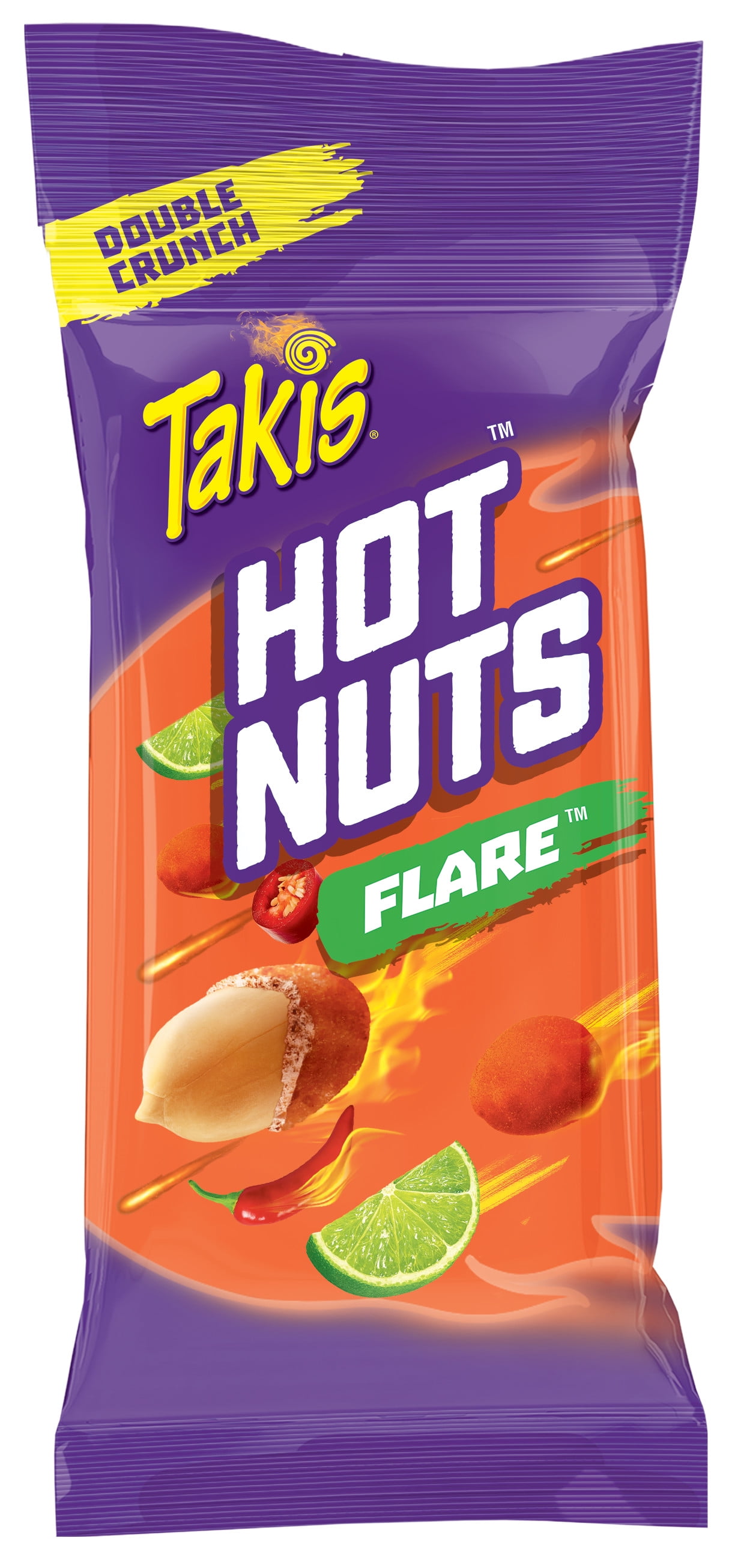 TAKIS Hot Nuts Flare Double Crunch Peanuts Bag of 3.2 ounces Walmart