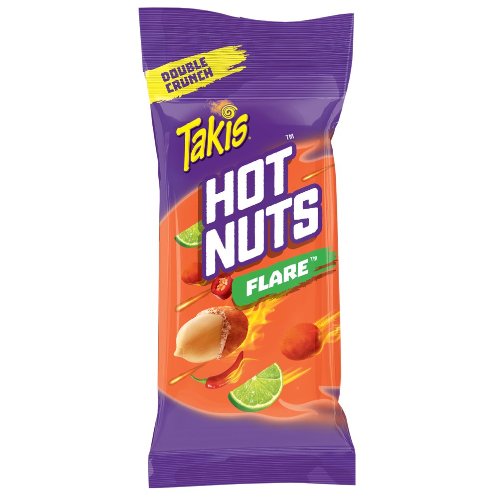 TAKIS Hot Nuts Flare Double Crunch Peanuts Bag of 3.2 ounces Walmart