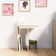 thumbnail image 4 of MORU Mesa Auxiliar POP Roble, Mesita de noche, mesa lateral para sala, mesa auxiliar con estantes, mesa auxiliar de lámpara, mesa de sala o recamara, es ideal para tu hogar u oficina MORU Pop Roble, Moderno Minimalista, 4 of 8