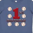 thumbnail image 4 of Inktastic First Birthday Baseball Boys Baby T-Shirt, 4 of 5
