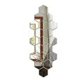 thumbnail image 5 of 12 Pcs Wall Decoration Mirror Stickers Non Glass Mirror Plastic 3D Mirror Hexagon Acrylic Mirror Wall Decor S, Silver, 5 of 5