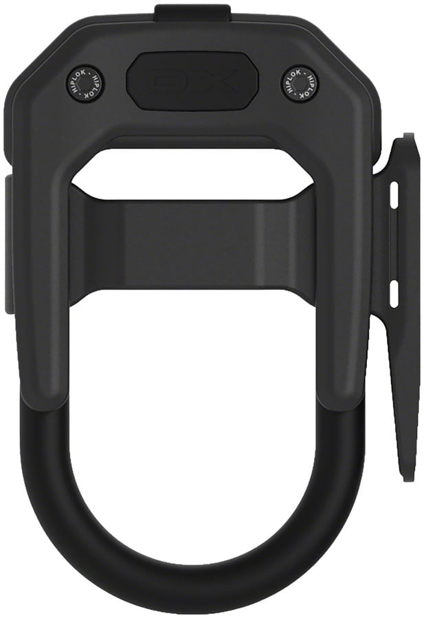 Hiplok DX U-Lock w/ Frame Clip Bike Lock, Black