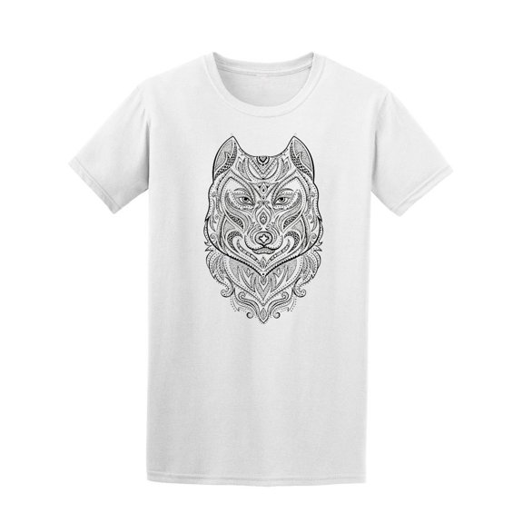 Tribal Style Wolf Tee Men's -Image by Shutterstock