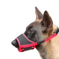 thumbnail image 1 of M Bozal para perro, bozal anticaída de nailon suave, bozal para perro bebible transpirable de malla de aire con bucle ajustable, 1 of 5
