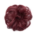 thumbnail image 2 of SEGO Messy Bun Scrunchies Hair Piece Hair Extensions Synthetic Hair Donut Updo Fake Ponytail Extensions For Women Red/Purple/Blue/Pink/Black/Blonde, 2 of 7