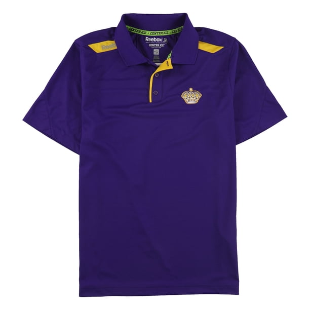 Polo Reebok Hombre LA Kings Rugby morado XL Reebok Polo, Rugby