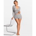 thumbnail image 6 of Delimira Women's Natrelax Pajamas Bottoms Modal Relaxed Fit Sleep Lounge Summer Ribbed Casual Sleepwear, 6 of 6