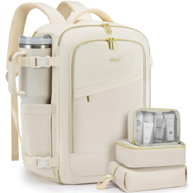 Mochila de viaje LOVEVOOK de 40 litros para mujer con compartimento para portátil de 17 pulgadas