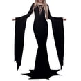 thumbnail image 2 of FEIFLY Gothic Bride Women Halloween Witch Dress O-Neck Elegant Party Outfits Holiday Clothing, 2 of 6