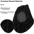 thumbnail image 5 of Funda protectora para guitarra TANGJMXG flamenca y recortada para guitarra acústica y eléctrica terciopelo negro, 5 of 5