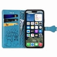 thumbnail image 4 of Funda Cartera FOXDOCK para iPhone 17 , Flip PU con Relieve de Gatos y Perros, Tarjetero y Soporte, 4 of 6