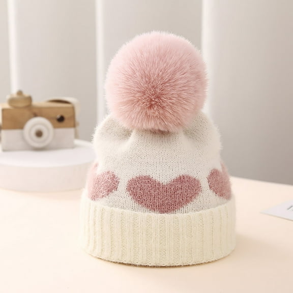 Sentuca Baby Hats for Newborn Girls Soft Comfortable Winter Hats Warm Knit Beanies