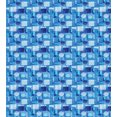 thumbnail image 3 of Ambesonne Blue Duvet Cover Set, Abstract Geometrical Motifs, 2-Calking, Sea Blue, 3 of 7
