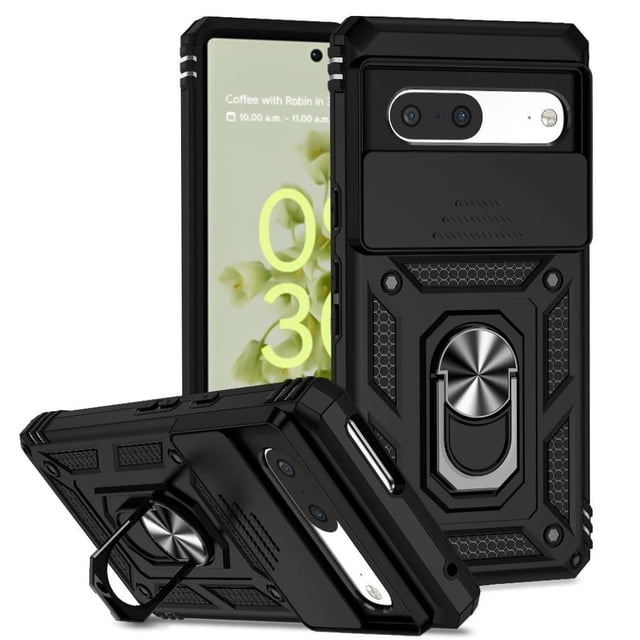 Estuche GANGXUN para Google Pixel 7, soporte giratorio 360°, estilo mecánico y magnético