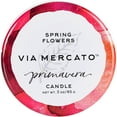 thumbnail image 2 of Via Mercato Primavera 3 oz Candle Tin, Spring Flowers, 2 of 3