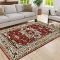 thumbnail image 5 of Hywell 6'x9' Vintage Bohemian Rug - Non-Slip Washable Carpet for Living Room, Bedroom, 5 of 6