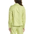 thumbnail image 2 of Gracia womens  Fringe Pattern Shirt, L, Green, 2 of 3