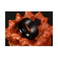 thumbnail image 3 of 8mm Cool Black Titanium Rings Mens' Wedding EngageMenst Jewelry, 3 of 5
