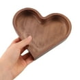 thumbnail image 5 of Toyvian Wooden Heart Serving Tray Stackable Creative Design for Candy Nuts, 5 of 6