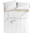 thumbnail image 4 of Light Weight & Breathable Thicker Design Comforter, 300 GSM All Season, 600-TC 100% Egyptian Cotton - OverSized King Plus Size ( 120" x 128" ) Inches, 1pc Comforter Only, (White), 4 of 6