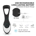 thumbnail image 4 of Vibrador negro con 9 modos de vibración, masaje de próstata, clímax fálico, juguete sexual para hombres, 4 of 9