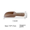 thumbnail image 5 of 5 uds Mini cuchara de madera cuchara de cocina de madera Mini cuchara para la sal de baño para dulces especias fiestas sales de baño esenciales, 5 of 5