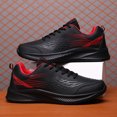 thumbnail image 6 of Men's Lace‑Up Athletic Running Sneakers, Synthetic Upper Casual Sports Shoes with Contoured Midsole for Daily Outdoor Activities, 6 of 8