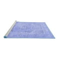 thumbnail image 2 of Ahgly Company Machine Washable Indoor Round Persian Blue Traditional Area Rugs, 8' Round, 2 of 4