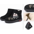thumbnail image 2 of Women's Winter Snow Boots - Artificial plush Lined Waterproof Slip-On Booties for Cold Weather, 2 of 7