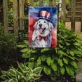 thumbnail image 2 of Great Pyrenees Patriotic Garden Flag 11.25 in x 15.5 in, 2 of 5