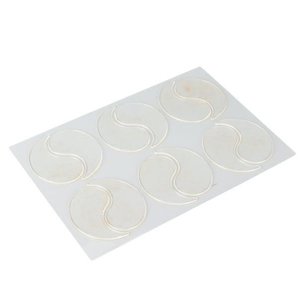 Almohadilla de gel para ojos BuyWeekMX 6 pares de parches de silicona reutilizables