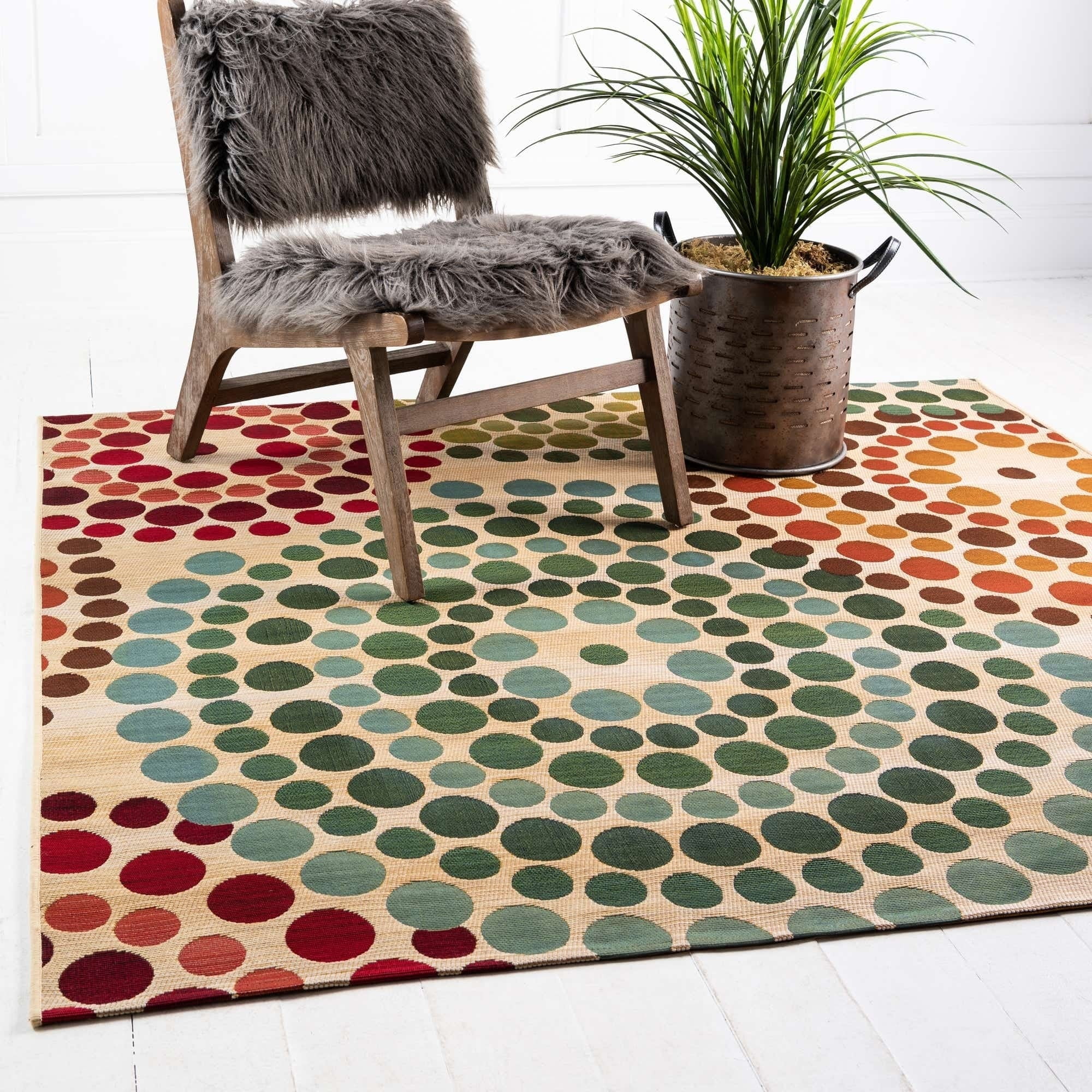 Unique Loom Outdoor Spark Area Rug