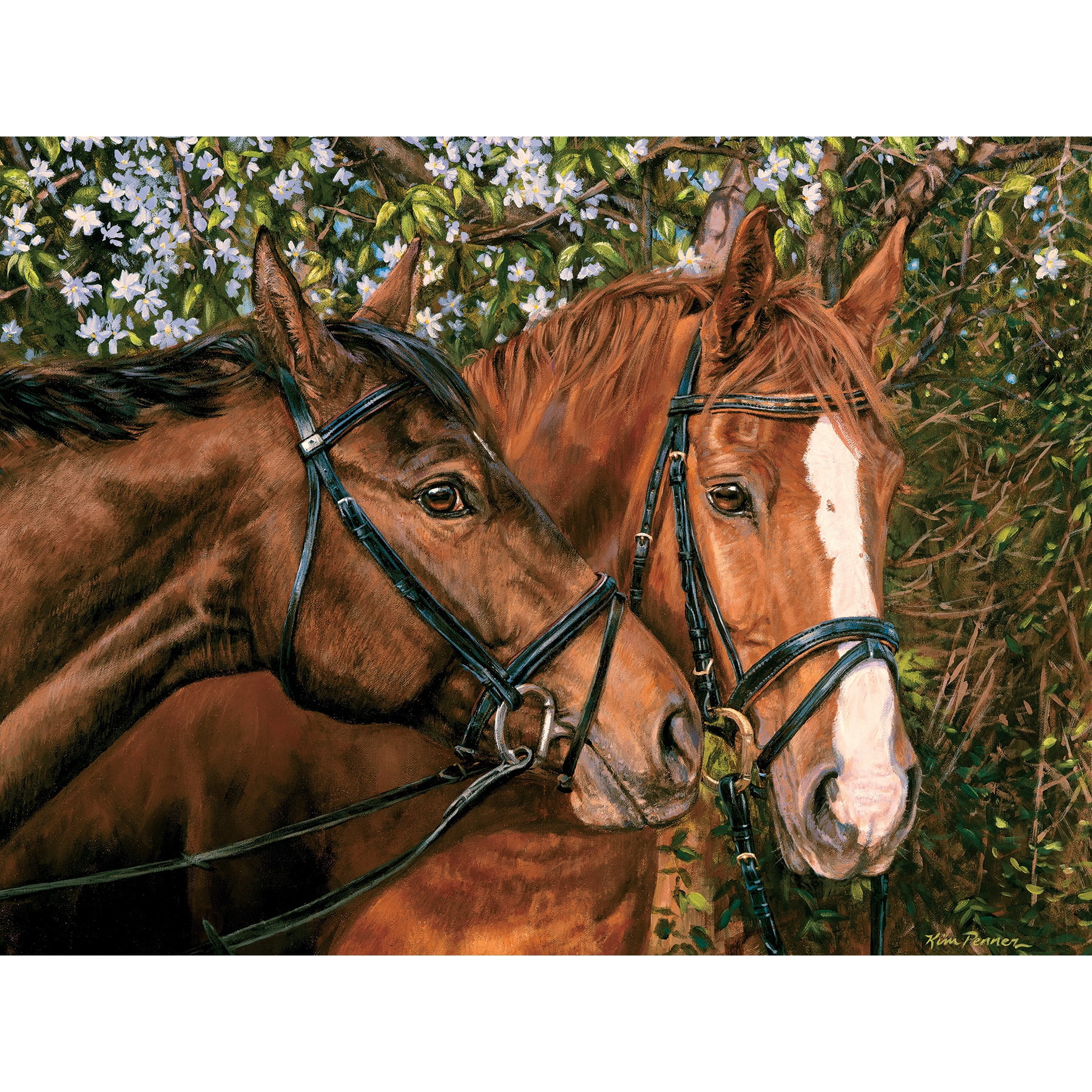 Cobble Hill Friends Forever 275-Piece Easy-Handling Puzzle - Includes Sample Poster, Made In USA - View #7