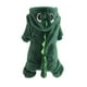 thumbnail image 2 of Monos de dinosaurio, ropa para perros, chaqueta, pijamas bonitos para perros pequeños y medianos. Verde oscuro S, 2 of 8