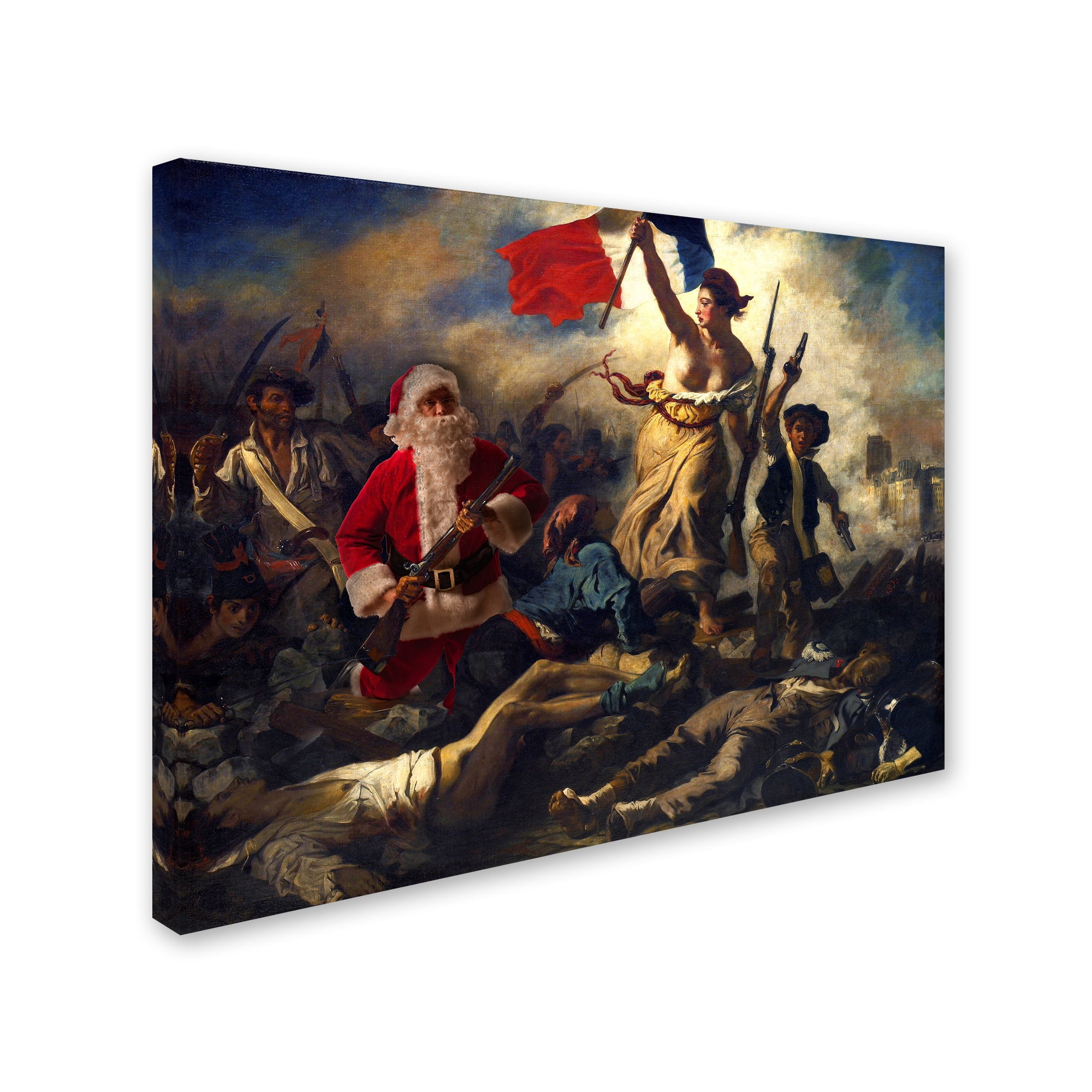 Trademark Fine Art 'Delacroix-Liberte? Guidant Le Peuple' Canvas Art by Ed Wheeler