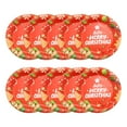 thumbnail image 4 of SLYNSHome 10 Pcs Christmas Tableware Plates - 9 inch - Disposable - Xmas Dessert/Dinner Plates for Holiday Themed Wedding Party Home Decoration, 4 of 8
