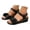 Black, variant on Wedges Sandals Women Comfy Lightweight Open Toe Low Wedge Heels Womens House Shoes Memory Foam Braided Espadrilles for Women Ankle Strap Beach Sandals Summer Shoes