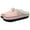Pink, variant on Womens Memory Foam House Slippers Fluffy Moccasins Faux Fur Lining Bedroom Shoes Indoor Outdoor Red, Size 8-9