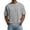 Gray #15, variant on Shirts Mens Crew Neck Short Sleeve Shirts 2026 Summer Lapel Waffle Tops Big and Tall Oversized Textured Vintage T Shirts S