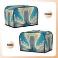 thumbnail image 3 of Yiaed Sunshine Cute Winged Cat Print Two Slice Bread Machine Cover, Universal Size Kitchen Appliance Cover for Bread Machine,Bread Machine Cover, 3 of 7
