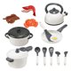 thumbnail image 3 of Juego de imaginación de plástico Juego de utensilios de cocina Juego de hermosos juguetes de cocina 14 piezas Sunnimix Pretend Play Utensilios de cocina, 3 of 7